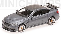 Bmw M4 Gts 2016 Matt Grau + Orange Wheels 1:87 Minichamps