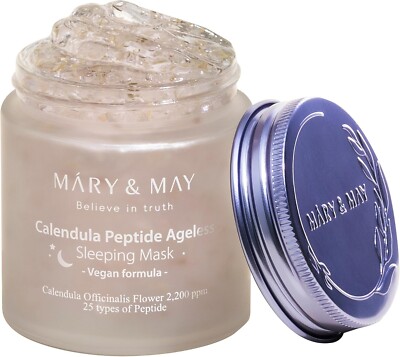 Mary & May Calendula Peptid zeitlose Schlafmaske - 110 g *UK-VERKÄUFER*