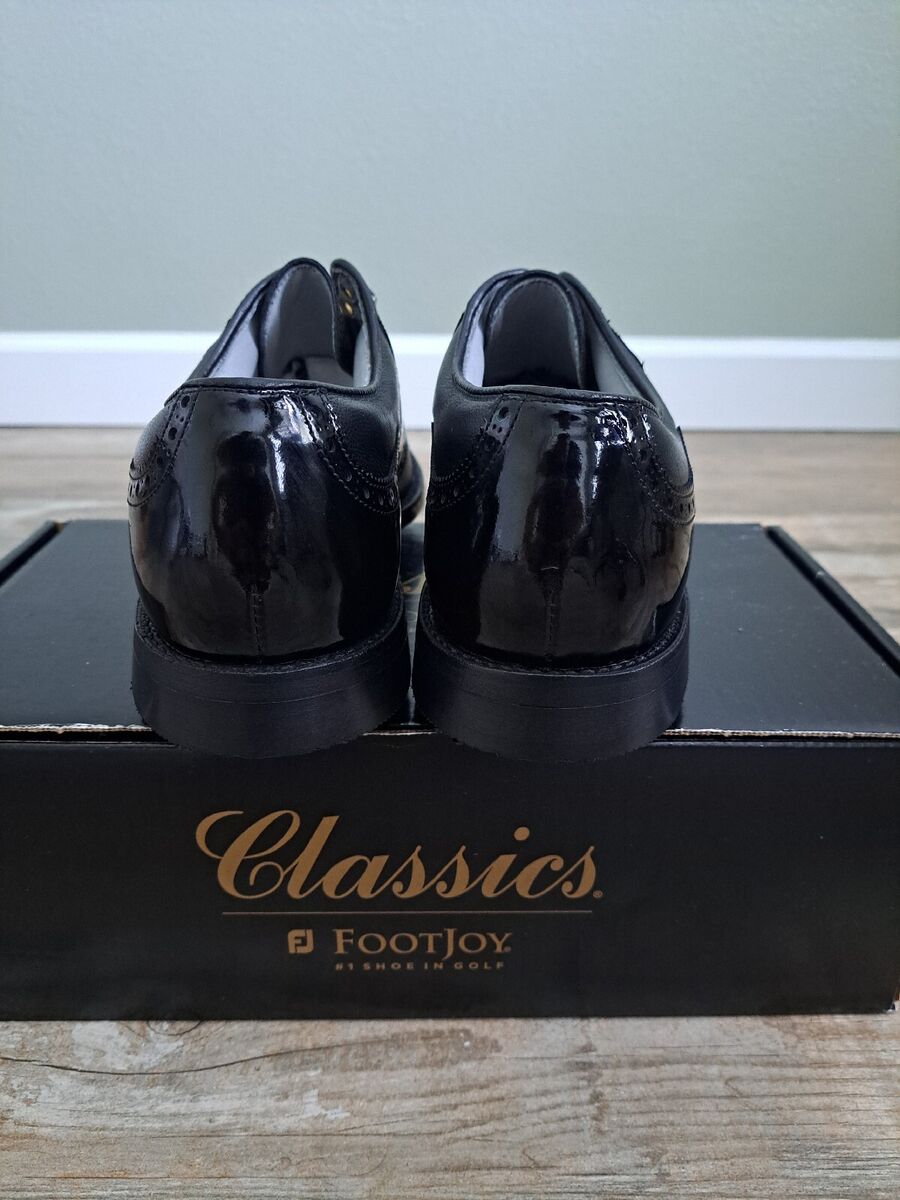 NEW Footjoy Classics Dry Premiere Mens Golf Shoes 50695 BLK NEW Footjoy Classics Dry Premiere Mens Golf Shoes 50695 BLK