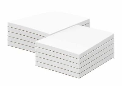 S SUPERFINE PRINTING White Memo Pads - Chipboard Backing - 50 Sheets Per Pad, 10 Pads Per Pack