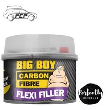 Big Boy Carbon Fibre Flexi Filler Strong Ultra Light Plastic Metal Dents 250ml