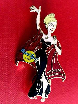 HRC Hard Rock Cafe Berlin Karaoke Girl 2001 Red LE500 new