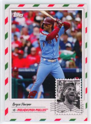 2023 Topps MLB Holiday Countdown Bryce Harper Philadelphia Phillies #17