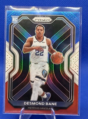 2020-21 Panini Prizm DESMOND BANE #297 Red/White/Blue Prizm RC 
