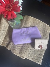NEW Young Living Essential Oil Purple Travel Case Inhale Exhale With Bonus Pouch