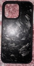 Open Box MONOCARBON Carbon-Fiber-Case iPhone 15 Pro Max Forged Black MSRP 86