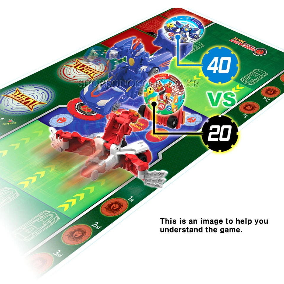 BBASHA MECARD GHOSTIN Ghost Captain Transformer Robot Turning Car Mecanimal Toy - Image 4 of 4