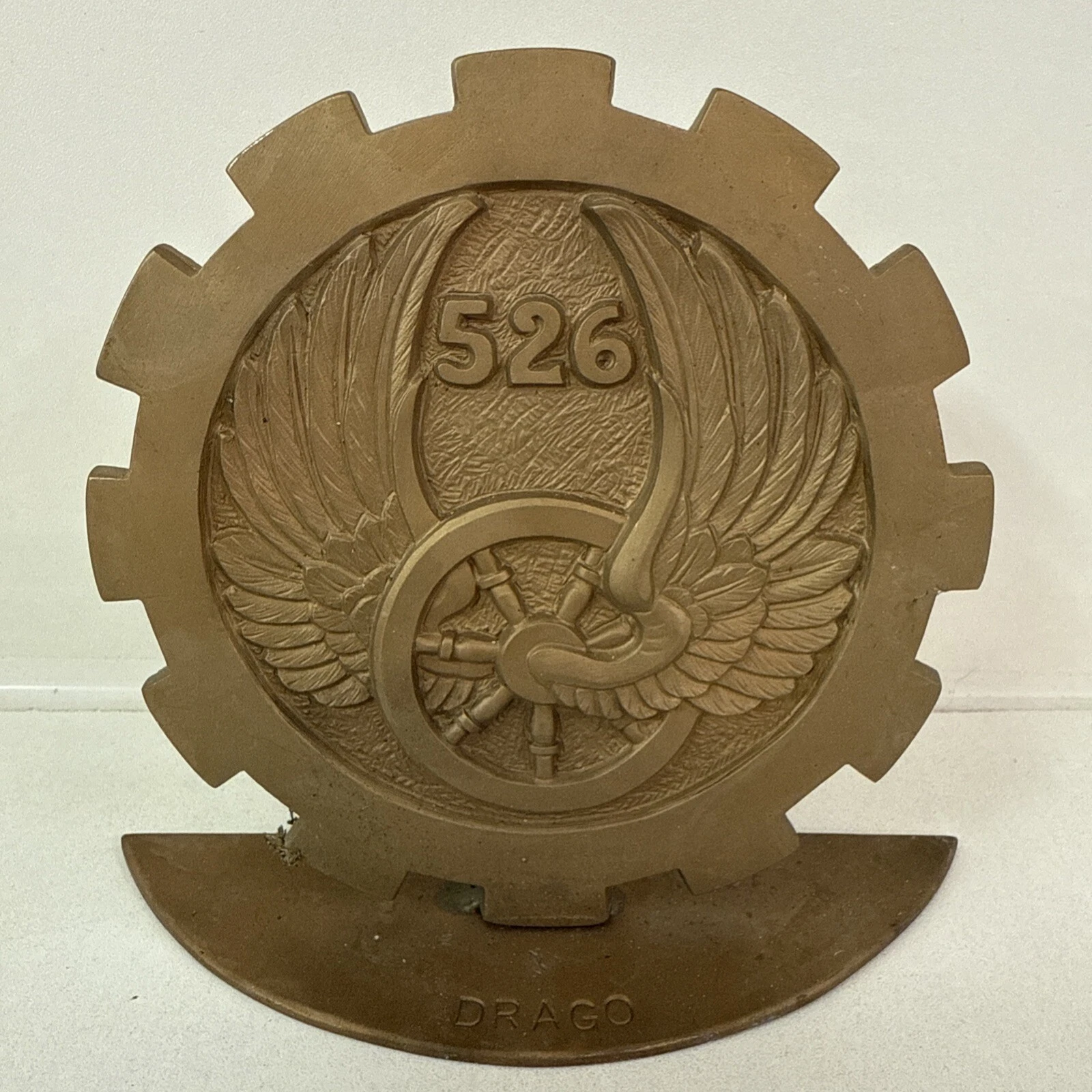 Médaille Plaque Présentoir Insigne 526 Régiment Du Train Drago Militaire
