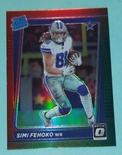 2021 Donruss Optic SIMI FEHOKO #P-292 Rated Rookie Red Green Holo Prizm Dallas