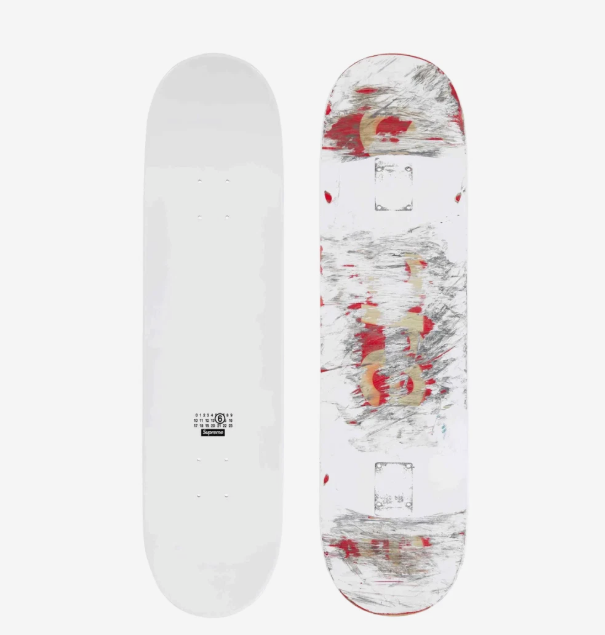 Supreme x MM6 Maison Margiela Skateboard White 24SS | eBay