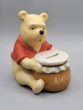 Winnie The  Pooh Hunny Pot Coin Bank Willitts Galleries The Walt Disney Company 