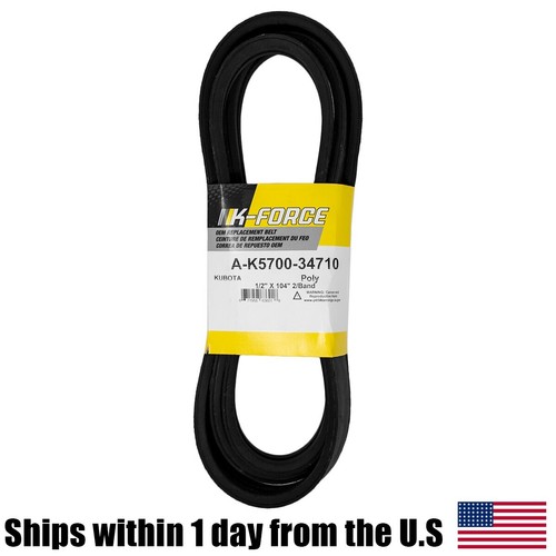 Mower Deck Belt Fits Kubota Tractor K535134710 K535134711
