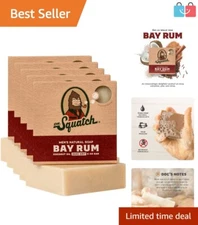 Men's All-Natural Bay Rum Soap Collection - 5 Pack Cold Process Bars