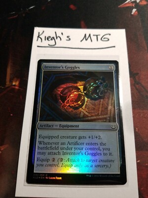 Mtg Inventor's Goggles *FOIL* (MP/HP)