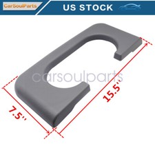 Center Console Cup Holder Replaces Pad Light Flint Grey Fits Ford F250 350 99-10
