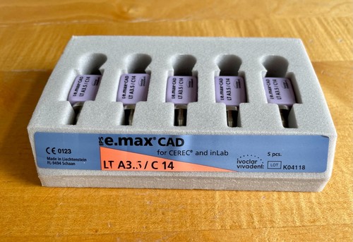 IPS e.max® CAD, 5 Blöcke für CEREC® und inLab®, LT A3,5/ C 14