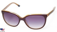 NEW GANT GA8043 69B SHINY BORDEAUX /SMOKE GRADIENT LENS SUNGLASSES 56-18-140 B46
