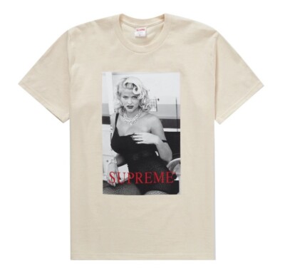 SS21 Supreme Anna Nicole Smith T-Shirt Natural Size M Medium New