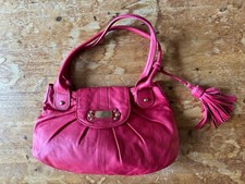 BUTTERFLY BY MATTHEW WILLIAMSON LEATHER HANDBAG UNDERARM STRAP SHOPPER BAG HOBO