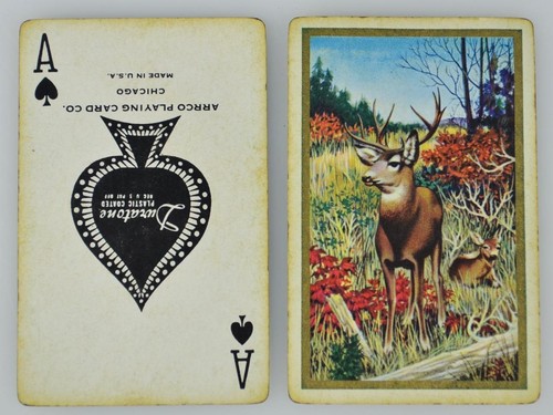 DE COLECCIÓN BARAJAS DE CARTAS RECUBIERTAS DE PLÁSTICO ARRCO DURATONE (2) - CAJAS DE FIELTRO ANIMAL - Imagen 2 de 15