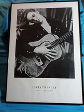 Young ELVIS PRESLEY   PICTURE in FRAME   28 x 20 x 1