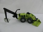 Vintage 1970-73 Tonka Toys USA Pressed Steel Lime Green Mini Trencher #1089 Read