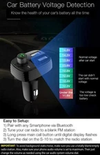 Bluetooth Car FM Transmitter MP3 Player Hands free Radio Adapter Kit USB Charger