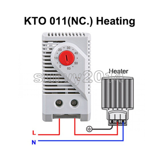 Normal Open Closed Temperature Controller Industrial Thermostat KTS011 ZR KTO011