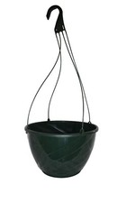 Large 12" Hanging Baskets - Deco Swirl Round Plastic Pots -Landmark - Choose Qty