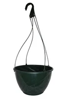 Large 12" Hanging Baskets - Deco Swirl Round Plastic Pots -Landmark - Choose Qty