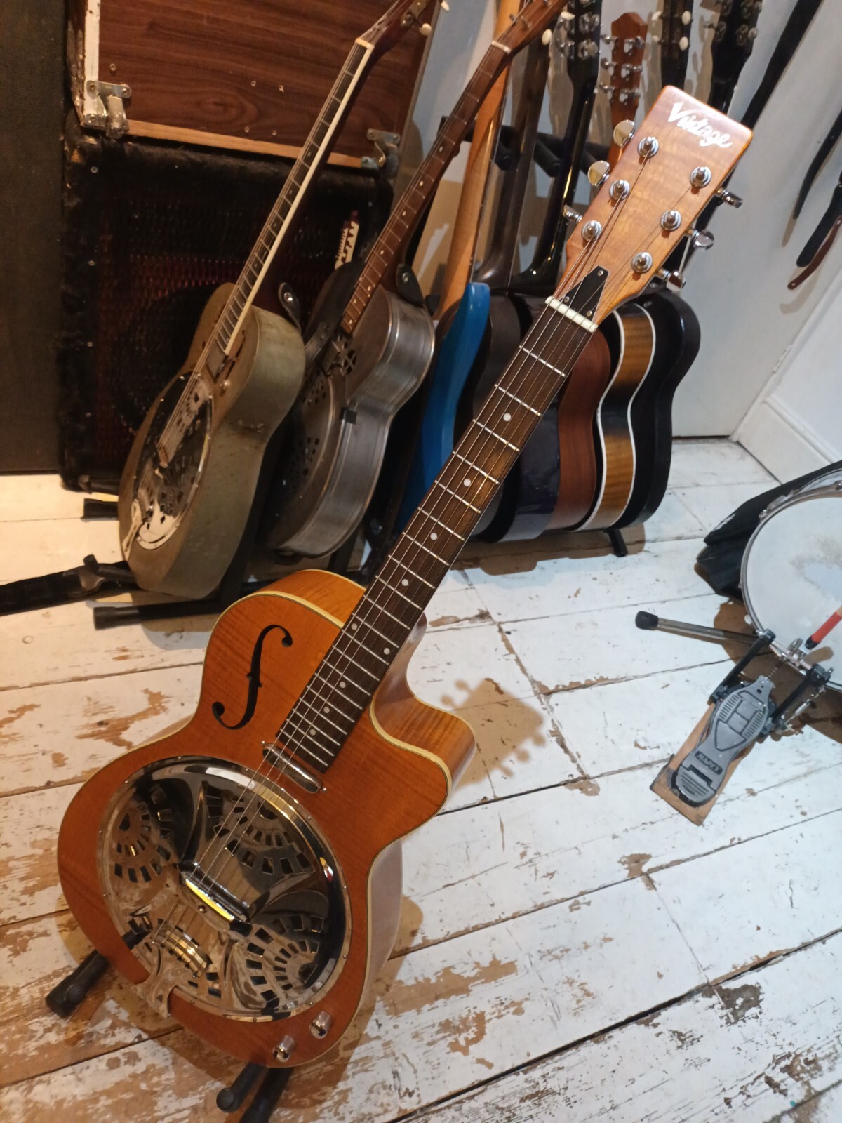 Vintage VRC800AMF electro resonator guitar eBay