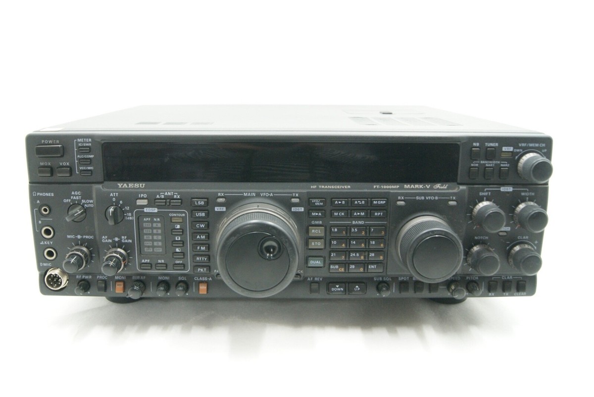 YAESU FT-1000MP Mark V Field 100W + MH-31 + 5 Filters Good