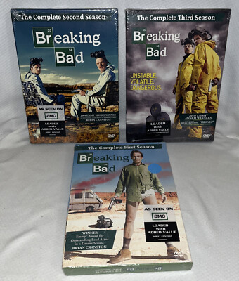   Breaking bad seasons one through three. New And Sealed    1 - 3