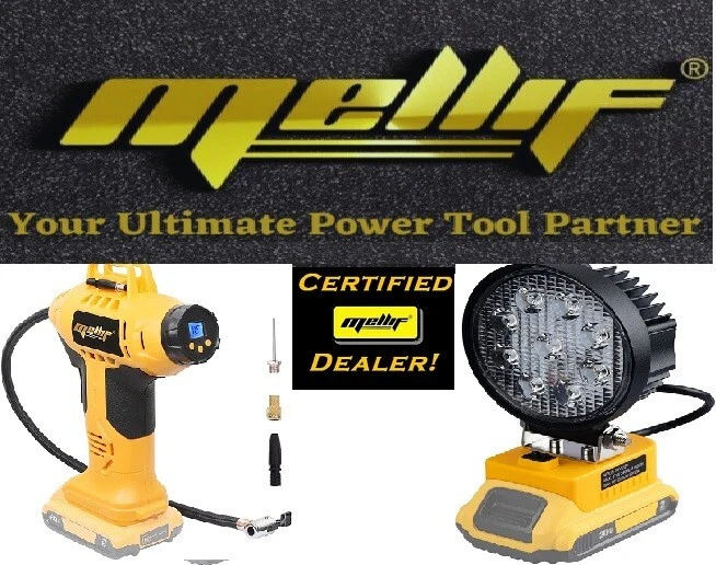 Mellif for dewalt 18V 20V MAX Battery Tire Inflator Air Compressor