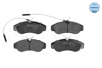 Meyle 025 217 9919/W Bremsbelagsatz, Scheibenbremse FüR CitroËN, Fiat, Peugeot