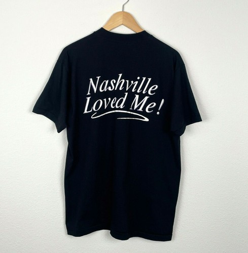 Black T-Shirt I LOVE NASHVILLE Musician Country Music Guitar Souvenir Shirt XL? - Picture 4 of 4
