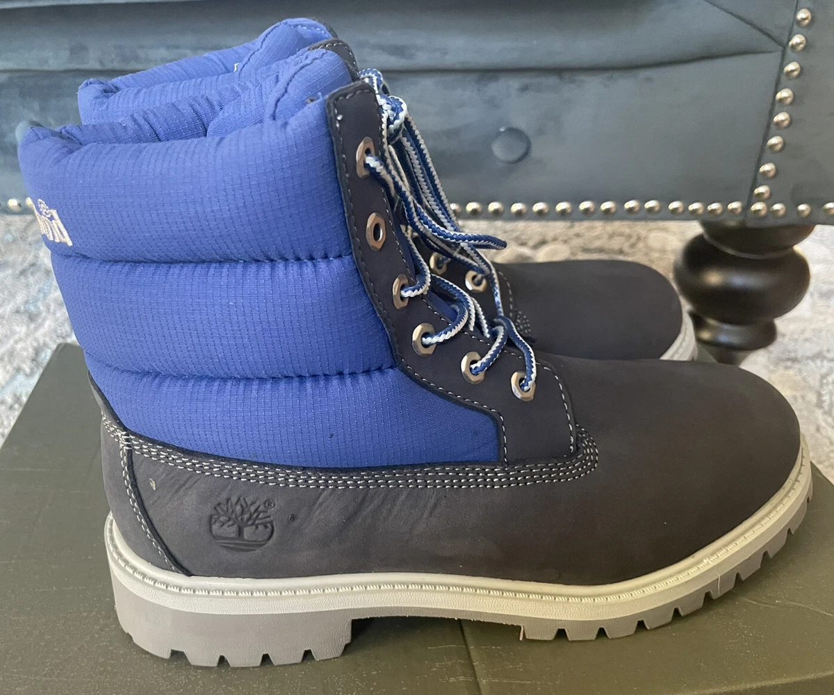 Timberland 6 in clearance quilt boot navy