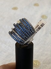 Colleen Lopez Sterling Silver Blue Topaz & Wh...