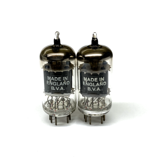 M.Pair 12AU7 ECC82 Short Grey Plate O Getter NOS Brimar UK Valve Tubes (AAV13) - Picture 2 of 2