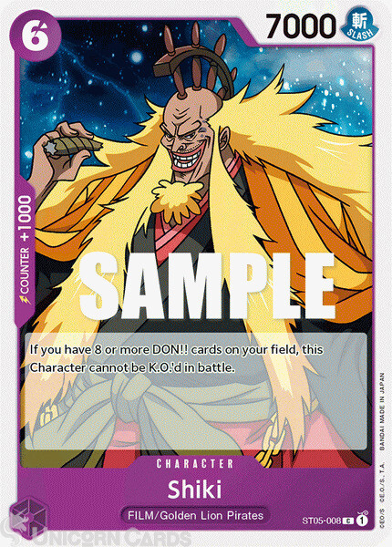 ST05-008 Shiki :: Common One Piece TCG Card