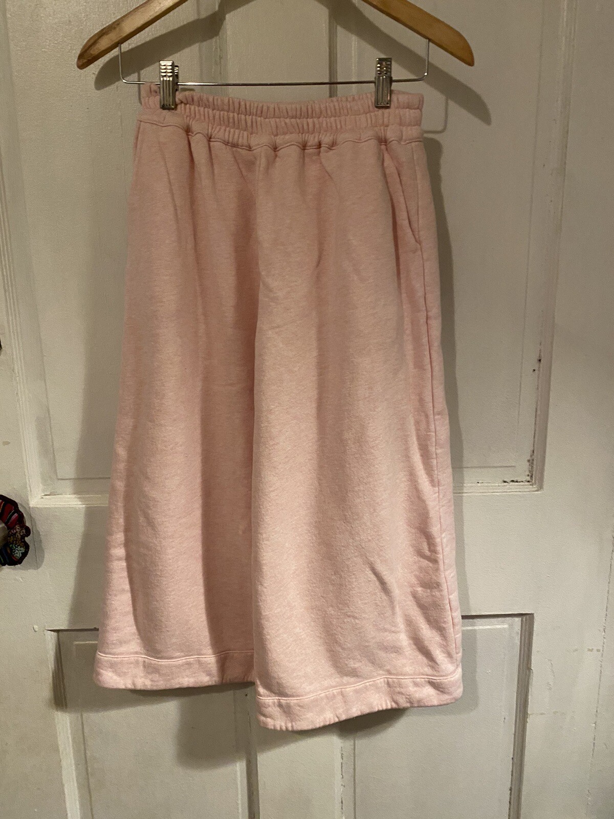 BURU Pink Label Women Wide Leg Cropped Pants Small/Me… Gem