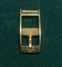 FIBBIA OMEGA ACCIAIO LAMINATO ORO GIALLO 8 MM