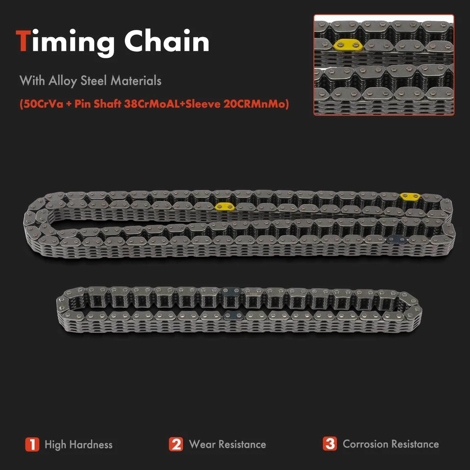 Kit de cadena de distribución del motor 11x para Nissan Altima 2007-2009 Nissan Sentra 2007-2012 Foto 4 de 4