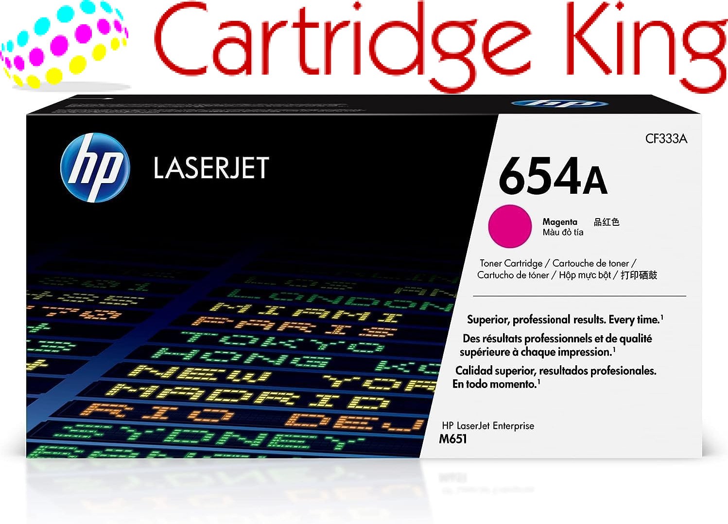 HP 654A Magenta Laserjet Toner Cartridge
