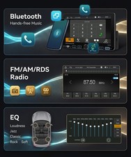 Autoradio 1 Din Bluetooth 52 Wireless CarPlay Android Auto FM AM Rds 7 Pollici - Miniatura 4