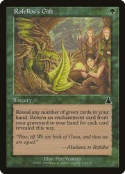 Rofellos's Gift - Urza's Destiny - Common #119