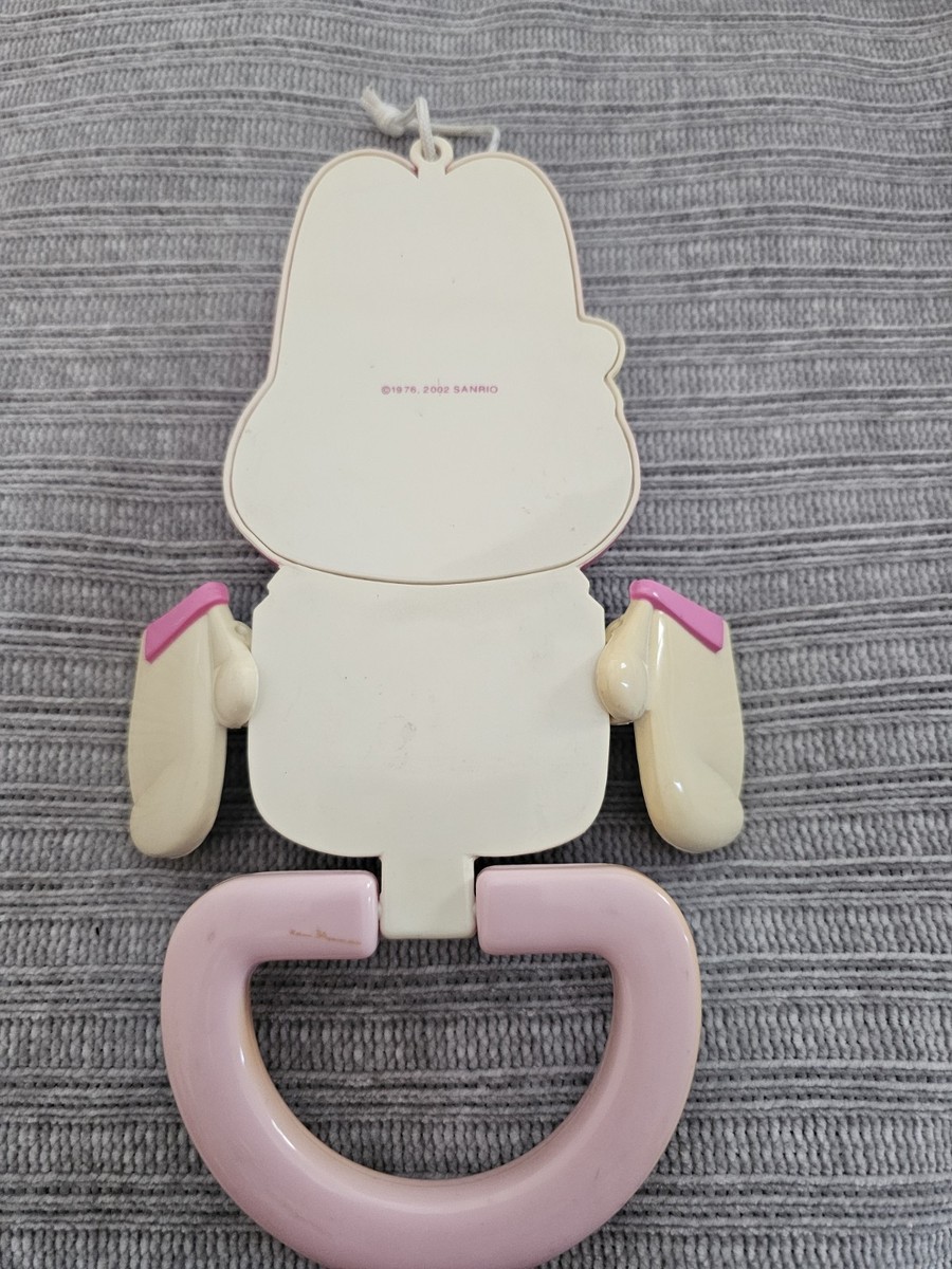 Vintage My Melody Handheld Sanrio Stand Up Pink Mirror Hello Kitty