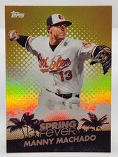 Manny Machado RC 2013 Topps Spring Fever Rookie Insert Card #SF-9 Orioles . rookie card picture