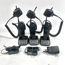 Lot of 3 Kenwood NX-P1300NU Portable Two-Way Radios