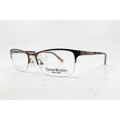 Christie Brinkley Eyeglasses Women Brown  CHRC312FW 52-16-135